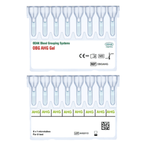 Crossmatch Gel Card OBG AHG Gel Card